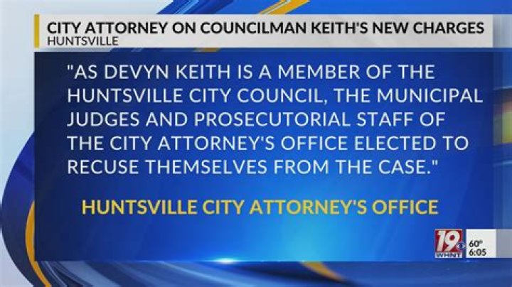Devyn Keith | In Jail? Huntsville Councilman Arrest And Charge