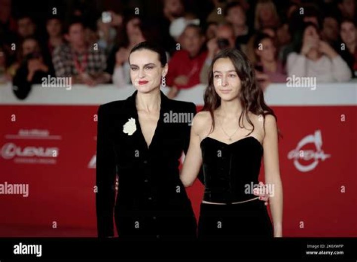 Kasia Smutniak Figlio (Son) Leone And Figlia (Daughter) Sophie Taricone